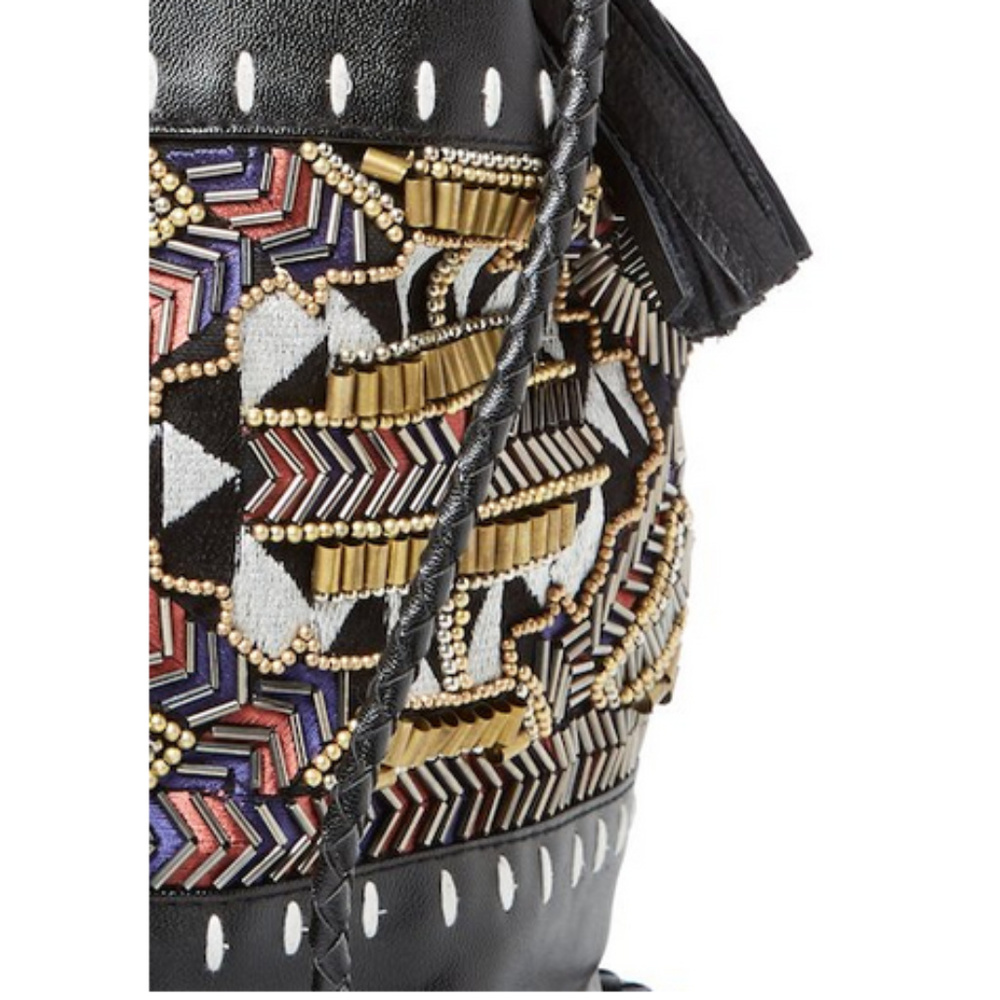Anthropologie Antik Batik ibban leather bucket bag - Picture 3 of 8